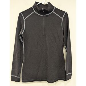 Polarmax Techinal Base Layer Acclimate Dry in Black Half Zip Size Medium